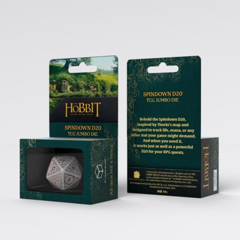 Games - The Hobbit Spindown Jumbo Die Radiant TCG D20