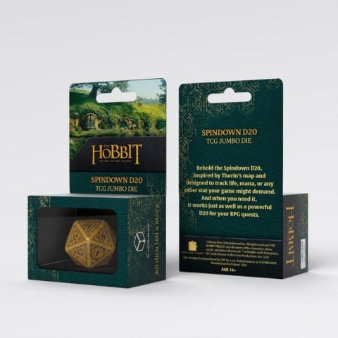 The Hobbit Spindown Jumbo Die Solaris TCG D20 [2]
