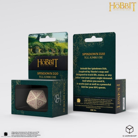 The Hobbit Spindown Jumbo Die Terra TCG D20 [1]
