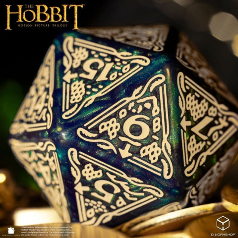 The Hobbit Spindown Jumbo Die Tideborn TCG D20 [2]