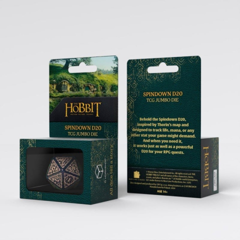 The Hobbit Spindown Jumbo Die Tideborn TCG D20 [3]