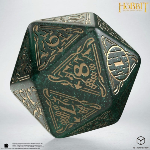 The Hobbit Spindown Jumbo Die Verdant TCG D20 [4]