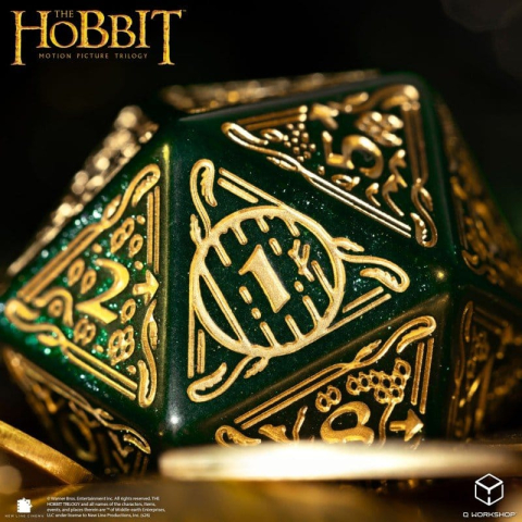 The Hobbit Spindown Jumbo Die Verdant TCG D20 [1]