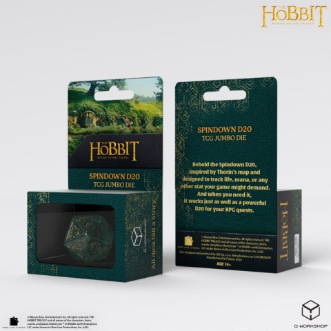 The Hobbit Spindown Jumbo Die Verdant TCG D20 [3]