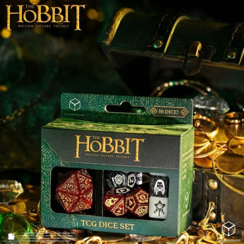 PRECOMENZI - The Hobbit TCG Dice Set of 16 Ember Hearth