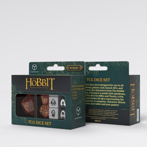 The Hobbit TCG Dice Set of 16 Ember Hearth [3]