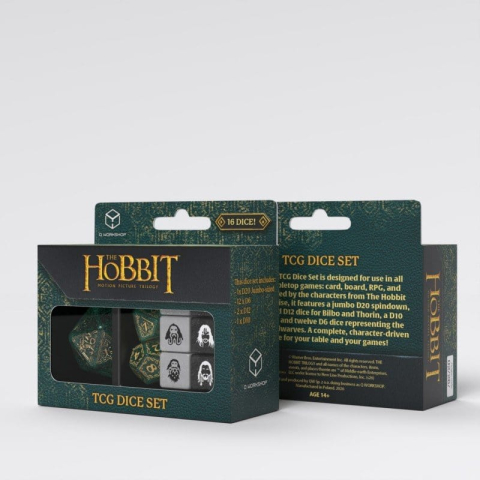 Games - The Hobbit TCG Dice Set of 16 Verdant Grove