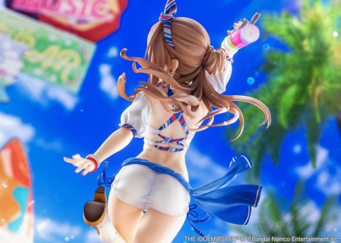 The Idolmaster Gakuen PVC Figure 1/7 Himesaki Rinami Kimi to Semi Blue Ver. 27 cm [18]