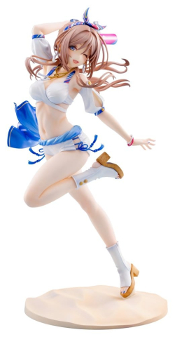 The Idolmaster Gakuen PVC Figure 1/7 Himesaki Rinami Kimi to Semi Blue Ver. With Bonus 27 cm [22]