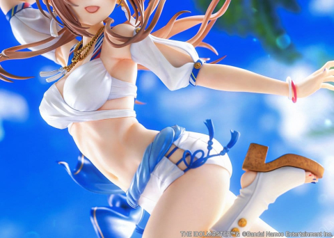 The Idolmaster Gakuen PVC Figure 1/7 Himesaki Rinami Kimi to Semi Blue Ver. With Bonus 27 cm [19]