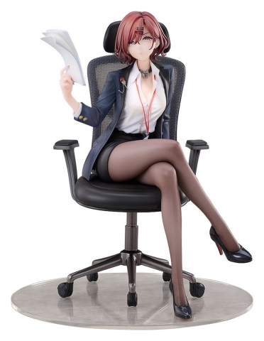 The Idolmaster Shiny Colors x Mahjong Soul PVC Figure 1/7 Madoka Higuchi Effortless Work Ver. 21 cm [9]