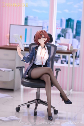 The Idolmaster Shiny Colors x Mahjong Soul PVC Figure 1/7 Madoka Higuchi Effortless Work Ver. 21 cm [1]