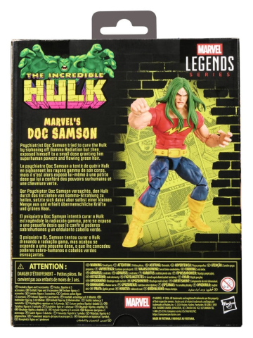 PRECOMENZI - The Incredible Hulk Marvel Legends Action Figure Marvel's Doc Samson 15 cm