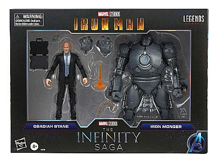 Figurine - The Infinity Saga Marvel Legends Action Figures 2021 Obadiah Stane & Iron Monger (Iron Man) 15 cm