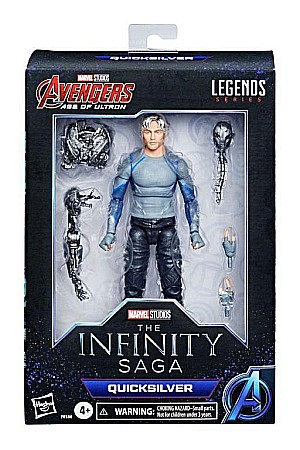 Figurine - The Infinity Saga Marvel Legends Series Action Figure 2021 Quicksilver (Avengers: Age of Ultron) 15c