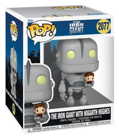 PRECOMENZI - The Iron Giant Super Sized POP! Animation Vinyl Figure Iron Giant w/Hogarth 15 cm