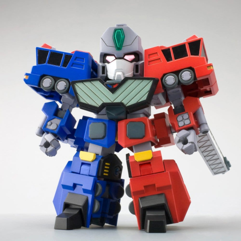 The King of Braves GaoGaiGar D-Style Plastic Model Kit Cho Ryu Jin (Reproduction) 10 cm [1]