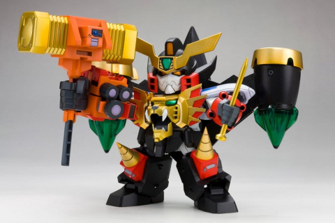 PRECOMENZI - The King of Braves GaoGaiGar D-Style Plastic Model Star Gao Gai Gar (Reproduction) 11 cm