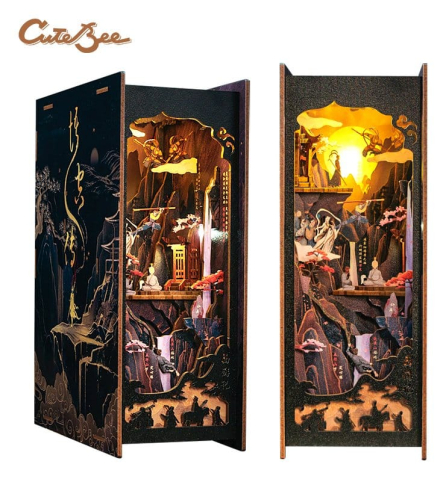 Book Nooks - The Legend of Wukong - DIY Book Nook Kit cu LED