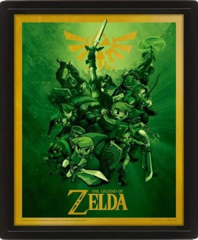 Produse OEM - The Legend of Zelda 3D Lenticular Poster (Link) 29 x 24 cm