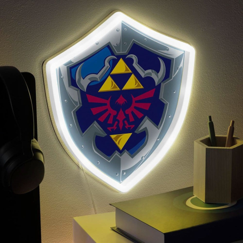 PRECOMENZI - The Legend of Zelda Wall Lamp Hylian Shield 27 x 23 cm