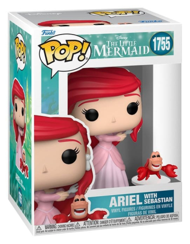 PRECOMENZI - The Little Mermaid POP! Vinyl Figure S3 - Ariel with Sebastian 9 cm