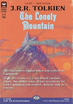 Singles Trading Card Games - The Lonely Mountain (V.2) The Hobbit: Extras - Singles 248 FOILED