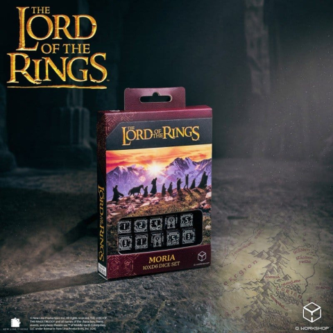 The Lord of the Rings: 10 D6 Dice Set Moria (Glow in the dark) [3]