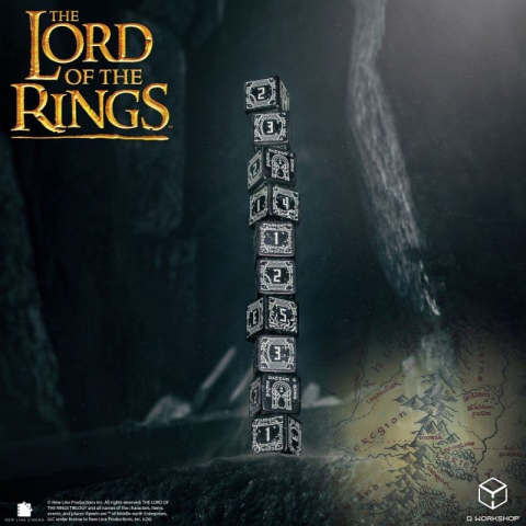 The Lord of the Rings: 10 D6 Dice Set Moria (Glow in the dark) [2]