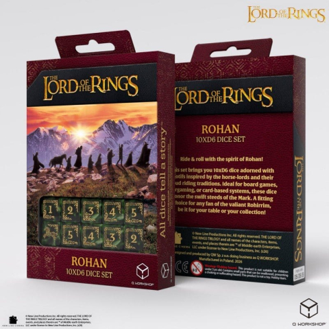 The Lord of the Rings: 10 D6 Dice Set Rohan [4]