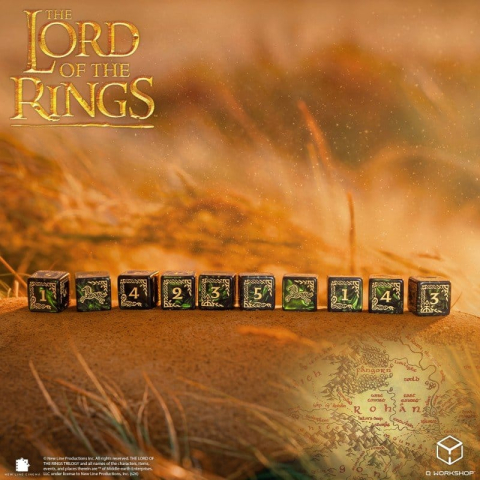 The Lord of the Rings: 10 D6 Dice Set Rohan [5]