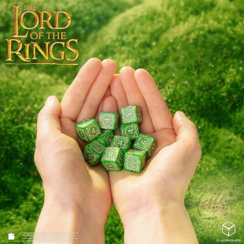 The Lord of the Rings: 10 D6 Dice Set Shire [3]