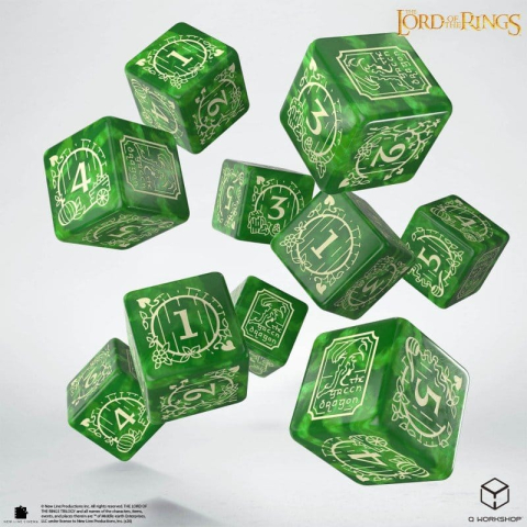 The Lord of the Rings: 10 D6 Dice Set Shire [5]