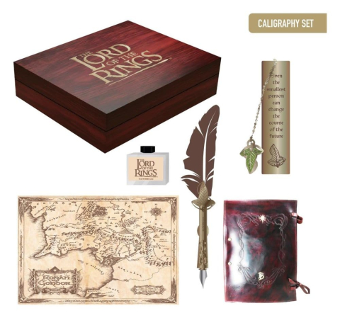 PRECOMENZI - The Lord of the Rings Calligraphy Stationery Set