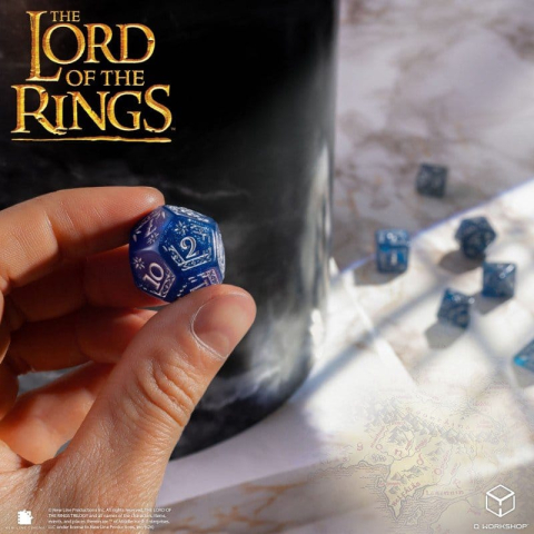 The Lord of the Rings Dice Set of 7 Gondor [2]