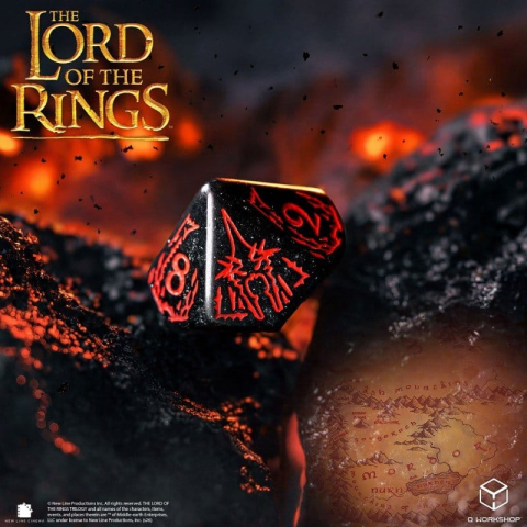 The Lord of the Rings Dice Set of 7 Mordor [3]