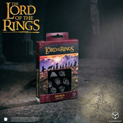 The Lord of the Rings Dice Set of 7 Moria (Glow in the Dark) [5]