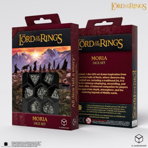 The Lord of the Rings Dice Set of 7 Moria (Glow in the Dark) [3]