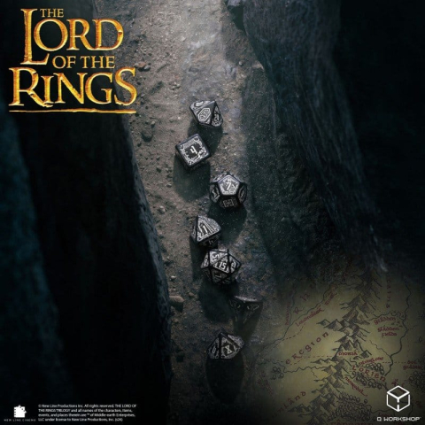 The Lord of the Rings Dice Set of 7 Moria (Glow in the Dark) [10]