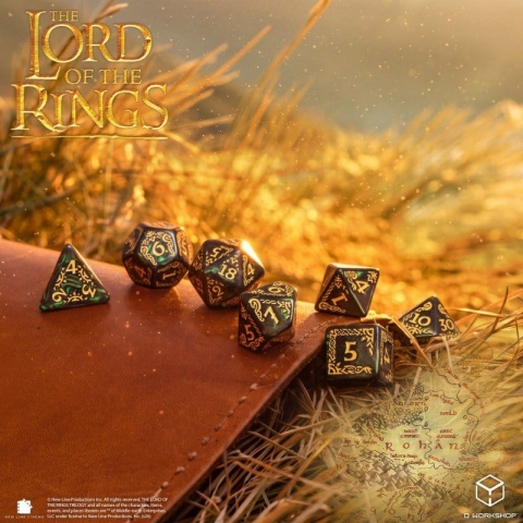 Games - The Lord of the Rings Dice Set of 7 Rohan
