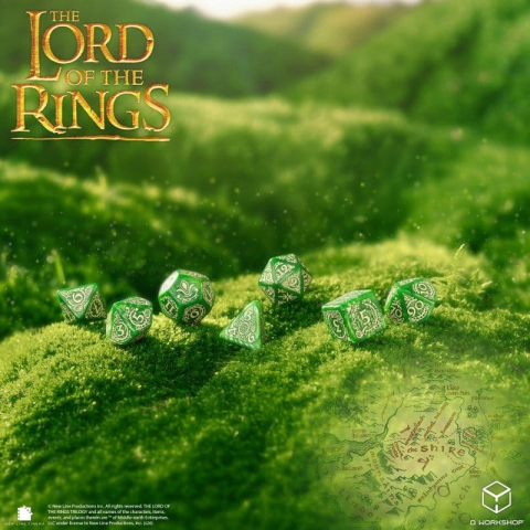 The Lord of the Rings Dice Set of 7 Shire [3]