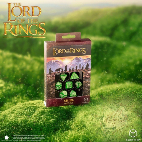 Games - The Lord of the Rings Dice Set of 7 Shire