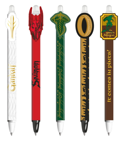 PRECOMENZI - The Lord of the Rings Erasable Gel Pen Epic Journey Display (30)