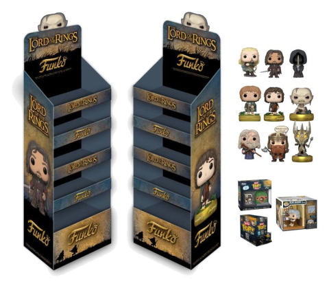 Collectibles - The Lord of the Rings POP! Vinyl Figures FSDU Assortment (90)