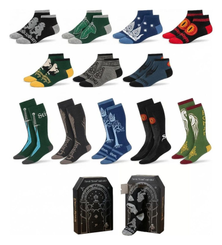 Fashion & Accessories - The Lord of the Rings Socks 12-Pack 38-45