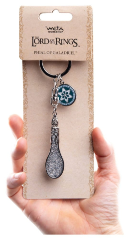 PRECOMENZI - The Lord of the Rings Trilogy Keyring Phial of Galadriel