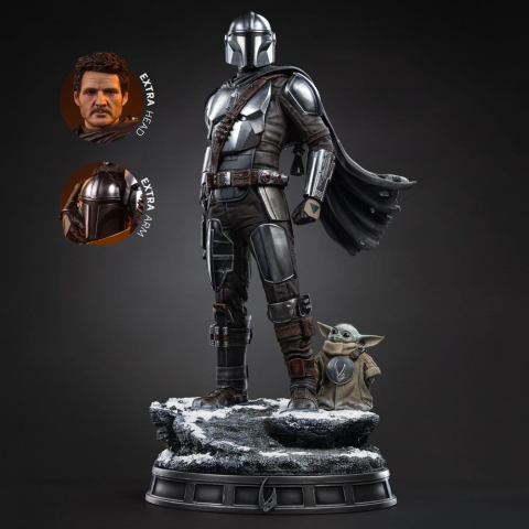 PRECOMENZI - The Mandalorian & Grogu Legacy Replica Statue 1/4 The Mandalorian and Grogu 57 cm