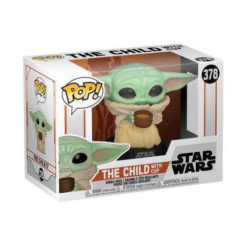 Collectibles - The Mandalorian POP! Star Wars Vinyl Figure The Child w/ Cup 9 cm
