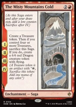 Magic: The Gathering Singles - The Misty Mountains Cold The Hobbit - Singles 104