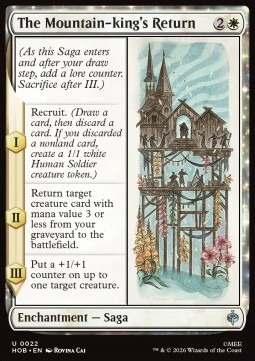 Magic: The Gathering Singles - The Mountain-king's Return The Hobbit - Singles 22 FOILED